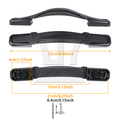 BQLZR 1pc Suitcase Handle 22cm 115B Series B121 Black for Suitcase Handles Luggage Handles
