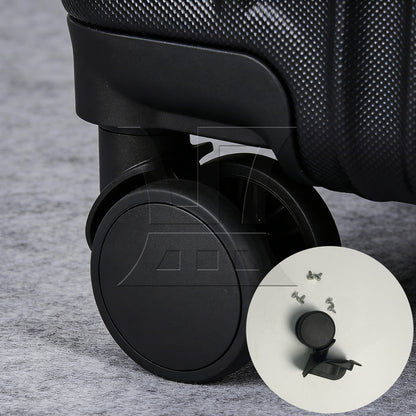 BQLZR 1pc Luggage Suitcase Wheel Tzx6 Left Black Replacement Suitcase Caster Accessories Trolley Case Wheel