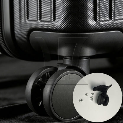 BQLZR 1pc Luggage Suitcase Wheel Tzx6 Left Black Replacement Suitcase Caster Accessories Trolley Case Wheel