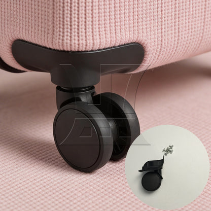 BQLZR 1pc Luggage Suitcase Wheel Tzx6 Right Black Replacement Suitcase Caster Accessories Trolley Case Wheel