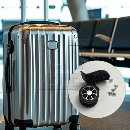 BQLZR 1pc Luggage Swivel Wheel 601T Black for Hard Luggage Feet Wheel
