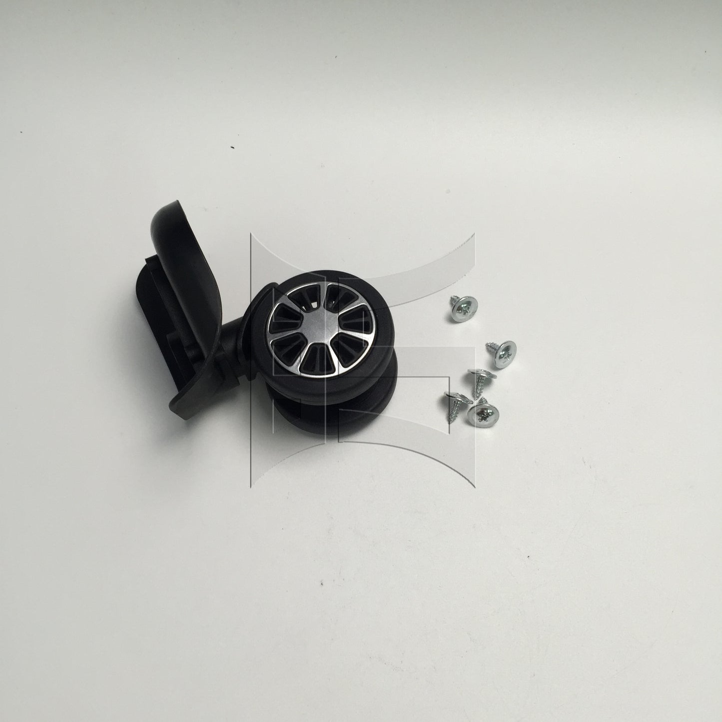BQLZR 1pc Luggage Swivel Wheel 601T Black for Hard Luggage Feet Wheel