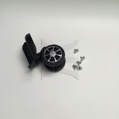 BQLZR 1pc Luggage Swivel Wheel 601T Black for Hard Luggage Feet Wheel