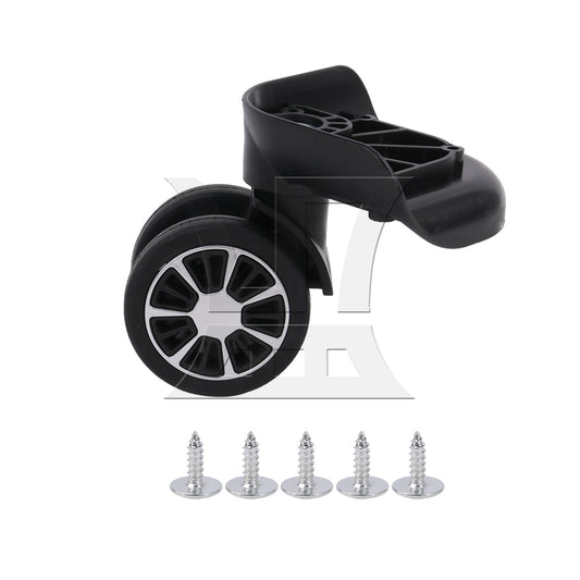 BQLZR 1pc Luggage Swivel Wheel 601T Black for Hard Luggage Feet Wheel