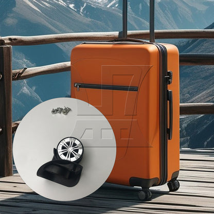BQLZR 1pc Luggage Suitcase Wheel 603D Right Black Replacement Suitcase Caster Accessories Trolley Case Wheel
