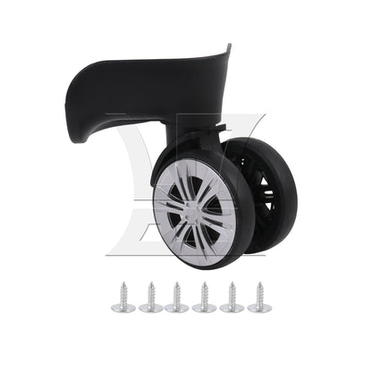 BQLZR 1pc Luggage Suitcase Wheel 603D Right Black Replacement Suitcase Caster Accessories Trolley Case Wheel