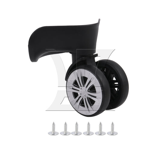 BQLZR 1pc Luggage Suitcase Wheel 603D Right Black Replacement Suitcase Caster Accessories Trolley Case Wheel