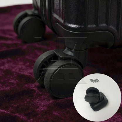BQLZR 1pc Luggage Suitcase Wheel 603 Plane Left Black Replacement Suitcase Caster Accessories Trolley Case Wheel