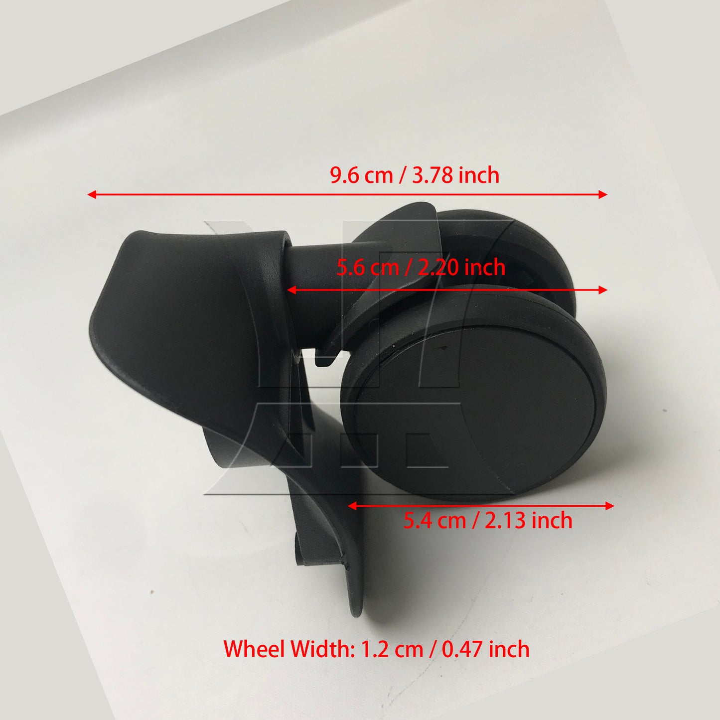 BQLZR 1pc Luggage Suitcase Wheel 603 Plane Left Black Replacement Suitcase Caster Accessories Trolley Case Wheel