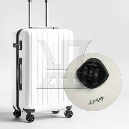 BQLZR 1pc Luggage Suitcase Wheel Tzx-5 Black Replacement Suitcase Caster Accessories Trolley Case Wheel