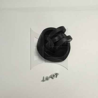 BQLZR 1pc Luggage Suitcase Wheel Tzx-5 Black Replacement Suitcase Caster Accessories Trolley Case Wheel