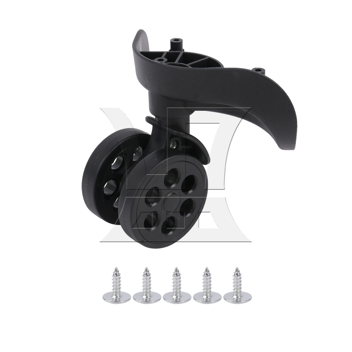 BQLZR 1pc Luggage Suitcase Wheel Tzx-5 Black Replacement Suitcase Caster Accessories Trolley Case Wheel