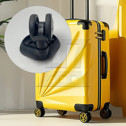BQLZR 1pc Luggage Suitcase Wheel 603T Black Replacement Suitcase Caster Accessories Trolley Case Wheel