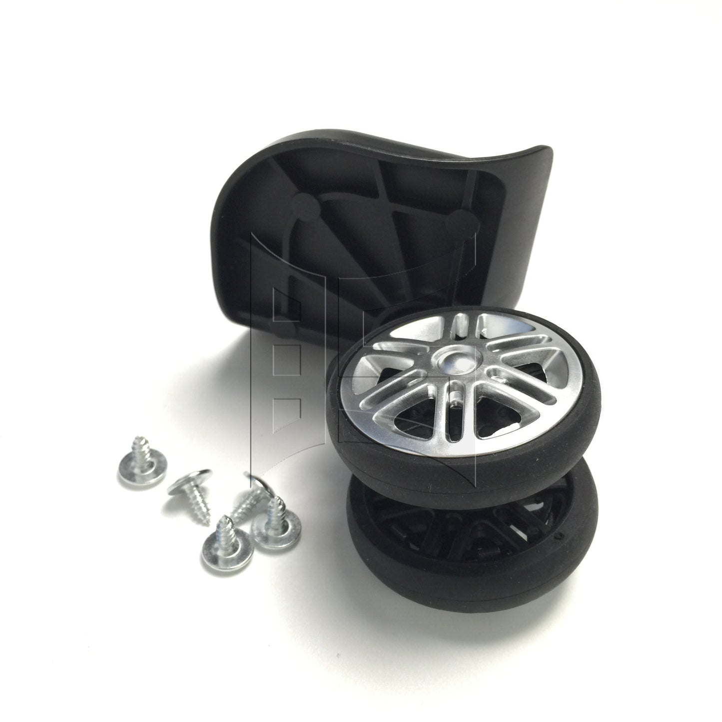 BQLZR 1pc Luggage Suitcase Wheel 603T Black Replacement Suitcase Caster Accessories Trolley Case Wheel