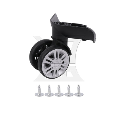 BQLZR 1pc Luggage Suitcase Wheel 603T Black Replacement Suitcase Caster Accessories Trolley Case Wheel