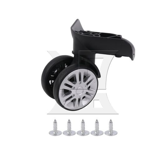 BQLZR 1pc Luggage Suitcase Wheel 603T Black Replacement Suitcase Caster Accessories Trolley Case Wheel