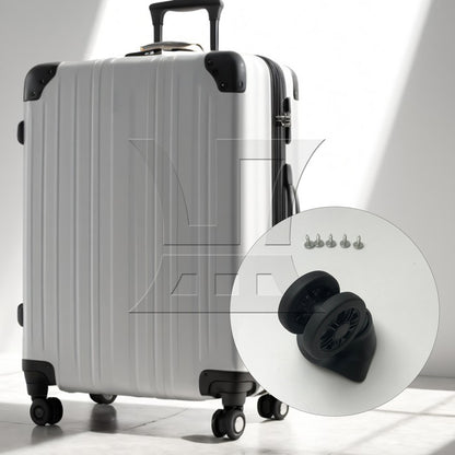 BQLZR 1pc Luggage Rotating Wheel W170 Black Left Wheel for DIY Replacement and Repair