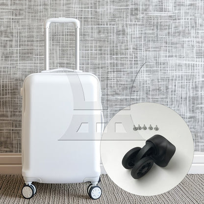BQLZR 1pc Luggage Rotating Wheel W170 Black Left Wheel for DIY Replacement and Repair