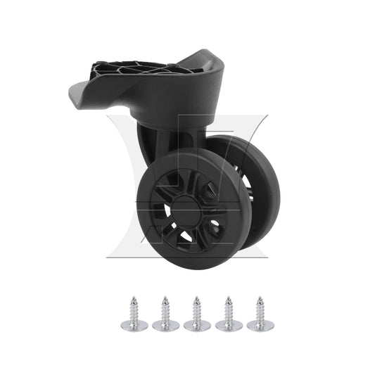 BQLZR 1pc Luggage Rotating Wheel W170 Black Left Wheel for DIY Replacement and Repair