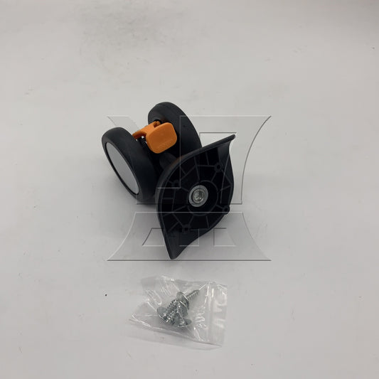 BQLZR 1pc Luggage Swivel Wheel Black Left Wheel for Hard Luggage Wheel