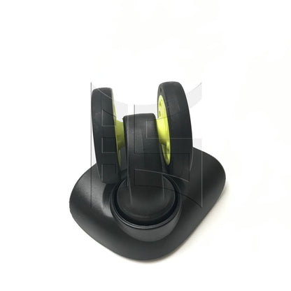 BQLZR 1pc Replacement Luggage Rotating Wheel W208 Black Right Wheel for Hard Luggage Casters