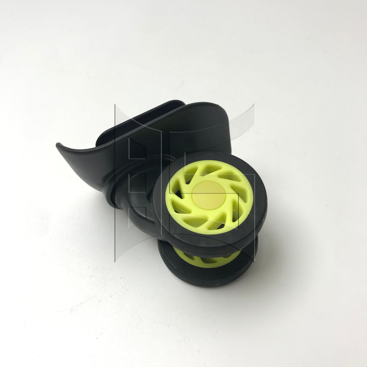 BQLZR 1pc Replacement Luggage Rotating Wheel W208 Black Right Wheel for Hard Luggage Casters