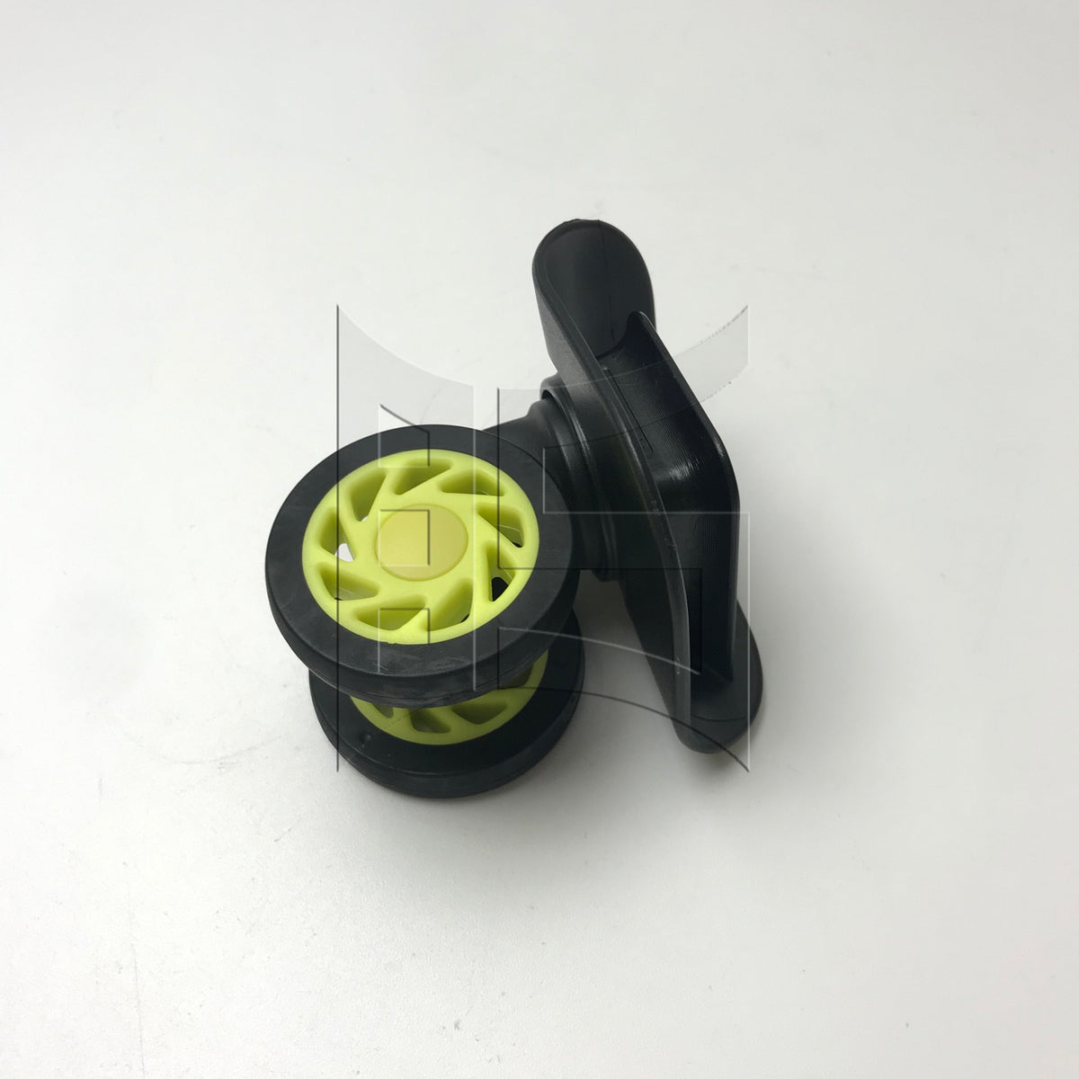 BQLZR 1pc Replacement Luggage Rotating Wheel W208 Black Right Wheel for Hard Luggage Casters