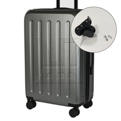 BQLZR 1pc Luggage Swivel Wheel Replacement W306 Black for Hard Luggage Casters
