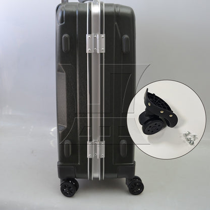 BQLZR 1pc Luggage Swivel Wheel Replacement W306 Black for Hard Luggage Casters