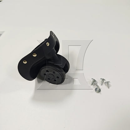 BQLZR 1pc Luggage Swivel Wheel Replacement W306 Black for Hard Luggage Casters