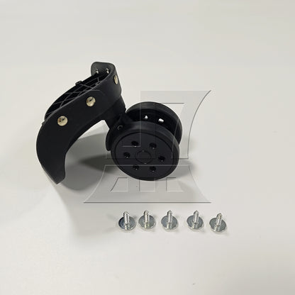 BQLZR 1pc Luggage Swivel Wheel Replacement W306 Black for Hard Luggage Casters