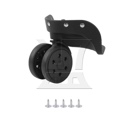 BQLZR 1pc Luggage Swivel Wheel Replacement W306 Black for Hard Luggage Casters