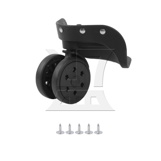 BQLZR 1pc Luggage Swivel Wheel Replacement W306 Black for Hard Luggage Casters