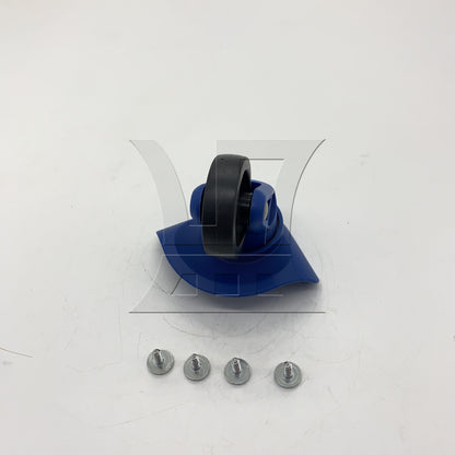 BQLZR 1pc Luggage Swivel Wheel W321 Blue for Hard Luggage Casters