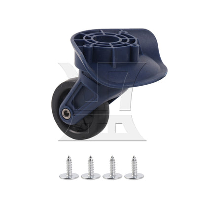 BQLZR 1pc Luggage Swivel Wheel W321 Blue for Hard Luggage Casters