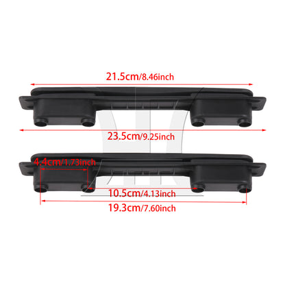 BQLZR Black Luggage Handle Replacement Spare Part Grip 9.25inch B111 w/ Screws Set