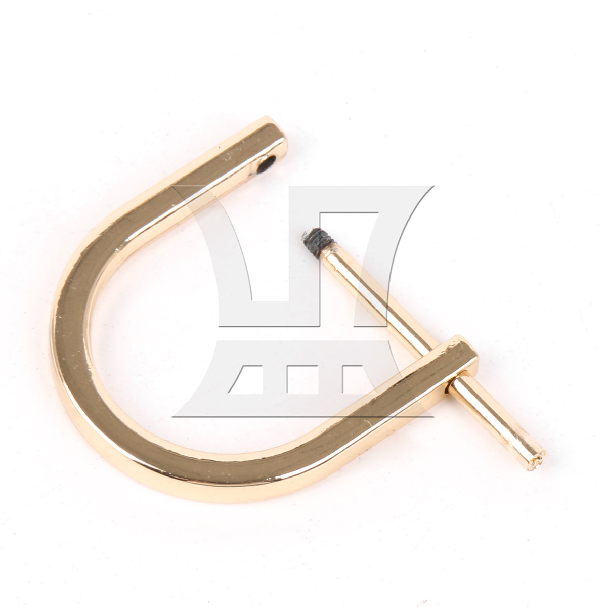 BQLZR 4 Pieces Gold Metal D Rings for Keychain Purse Parts 0.98inch Inner Dia Set