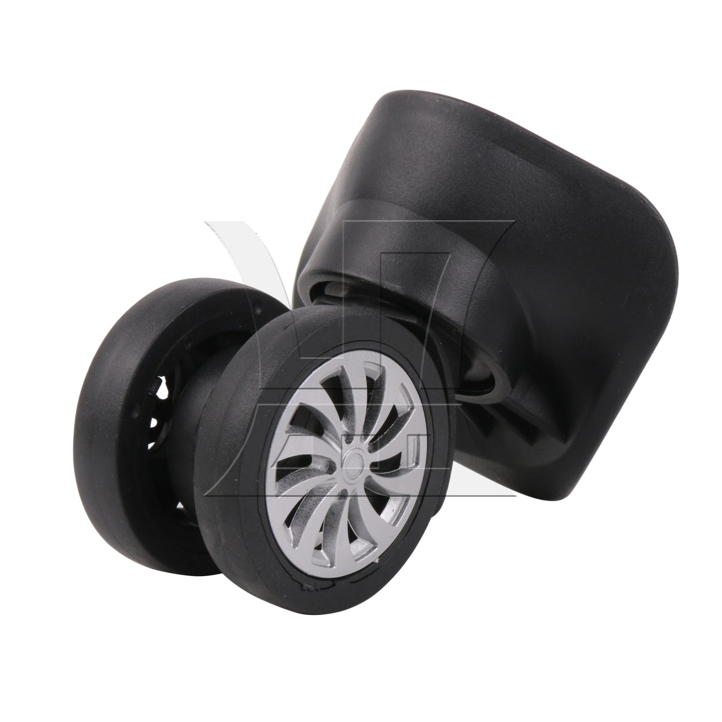 BQLZR Plastic Luggage Spinner Wheels Casters 4.02" Left & Right w/ Screw Pack of 2