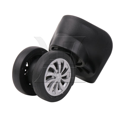 BQLZR Plastic Luggage Spinner Wheels Casters 4.02" Left & Right w/ Screw Pack of 2