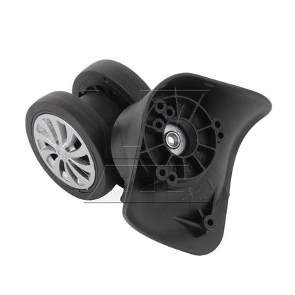 BQLZR Plastic Luggage Spinner Wheels Casters 4.02" Left & Right w/ Screw Pack of 2