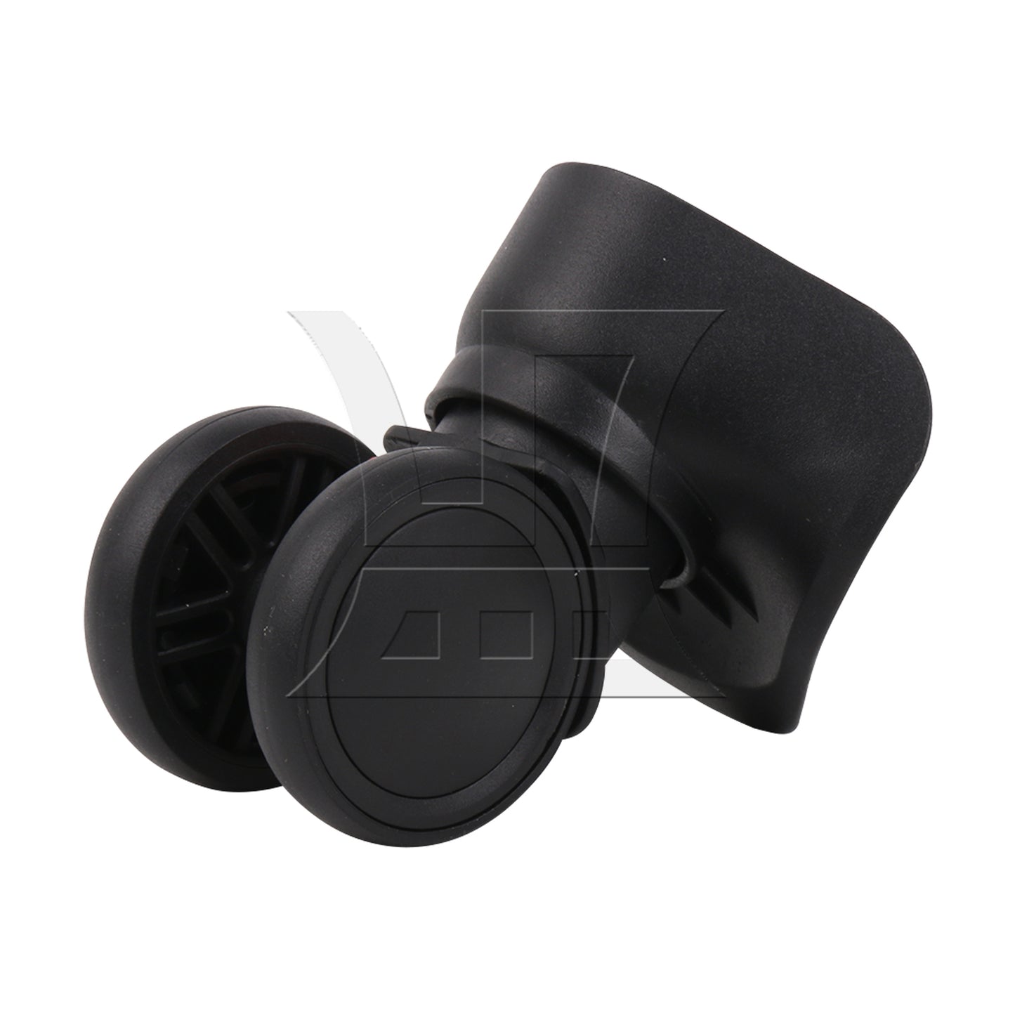BQLZR Black Suitcase Swivel Wheels 106mm Plastic for Luggage Parts 603PT