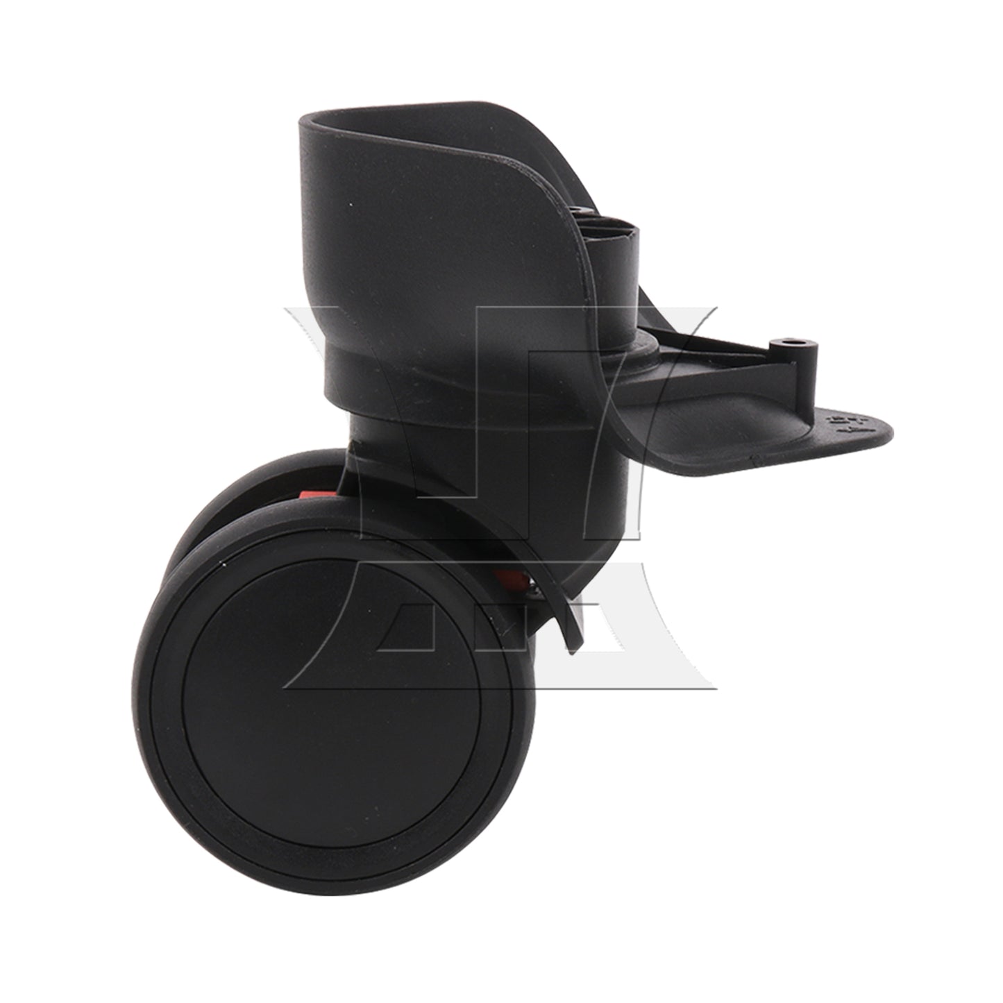 BQLZR Black Suitcase Swivel Wheels 106mm Plastic for Luggage Parts 603PT