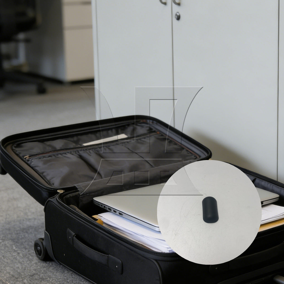 BQLZR 1pc Luggage Bottom Side Stand Feetl B Type for Business Travel Luggage Support Feet
