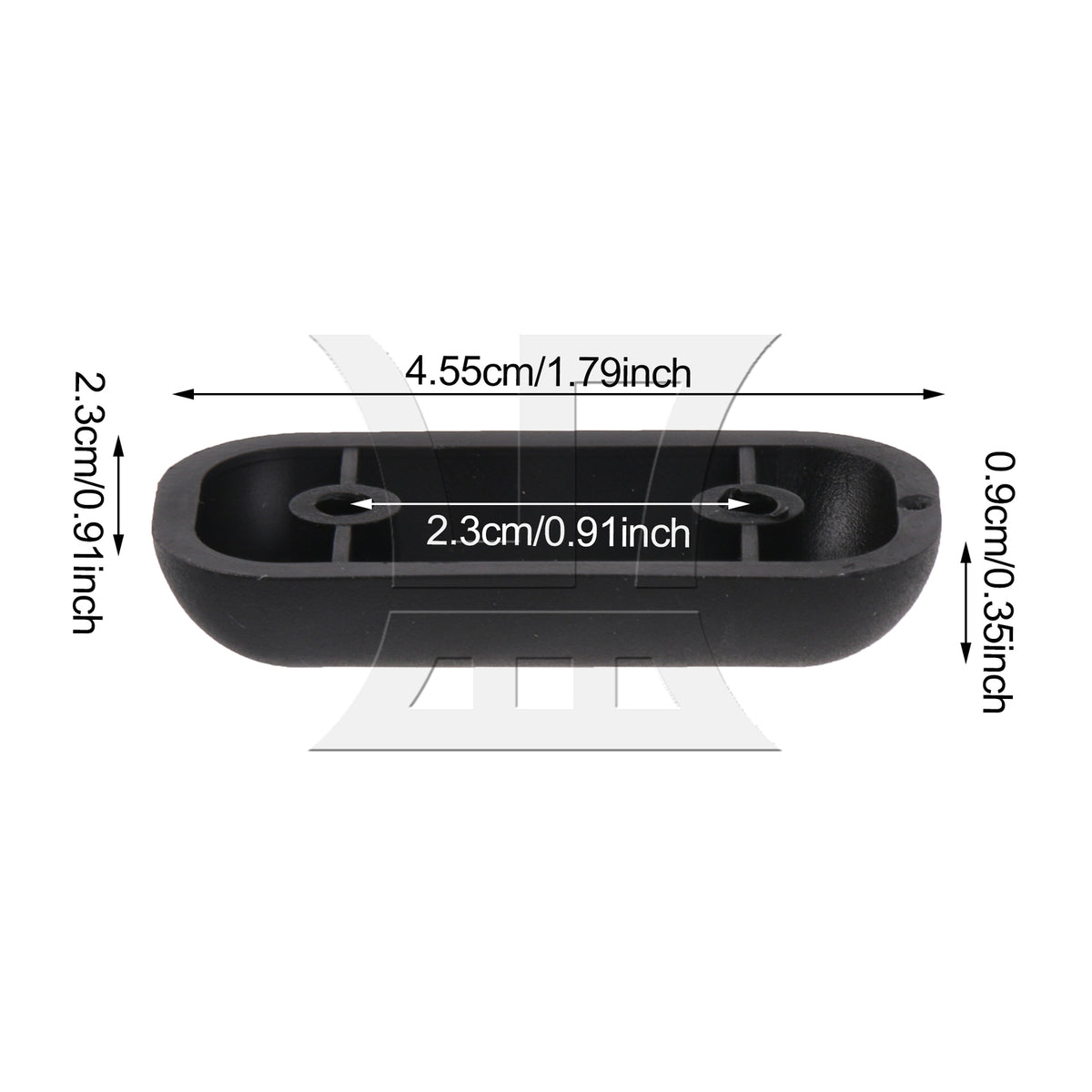 BQLZR 1pc Luggage Bottom Side Stand Feetl B Type for Business Travel Luggage Support Feet