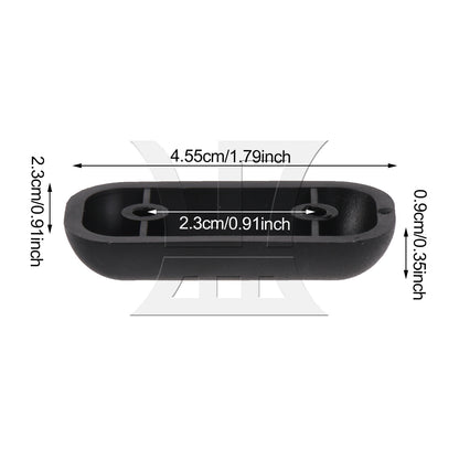 BQLZR 1pc Luggage Bottom Side Stand Feetl B Type for Business Travel Luggage Support Feet
