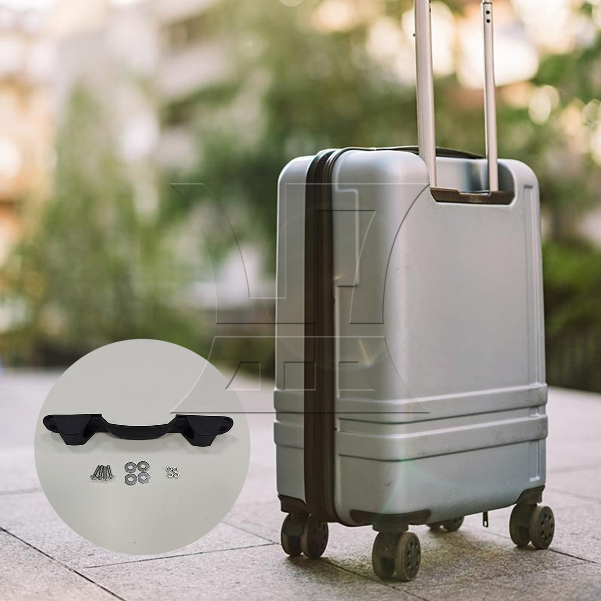 BQLZR 1pc Sluggage Side Feet Zf-1 for Business Suitcase Luggage