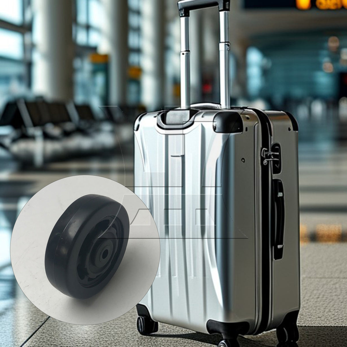 BQLZR 1pc Suitcase Wheel, Suitable for Luggage Accessories
