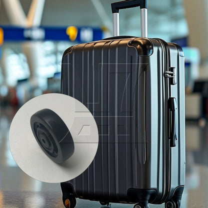BQLZR 1pc Suitcase Wheel, Suitable for Luggage Accessories