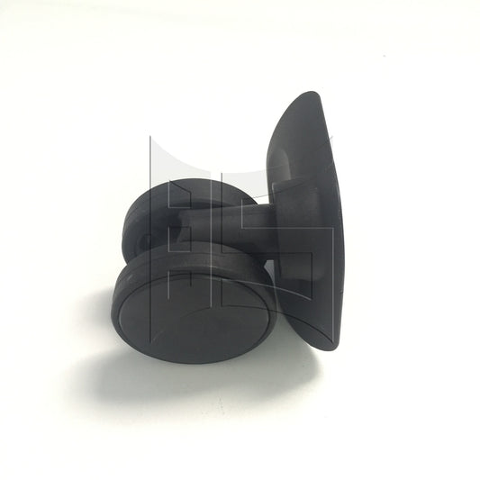 BQLZR 1pc Luggage Swivel Wheel W226 Black Right for Hard Luggage Casters