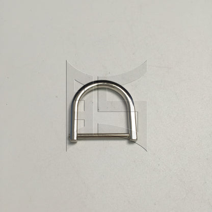 BQLZR 1pc Removable Metal D Ring 2.5 cm Silver Backpack D-Shaped Hanging Buckle Shoubag D-Shaped Hanging Buckle